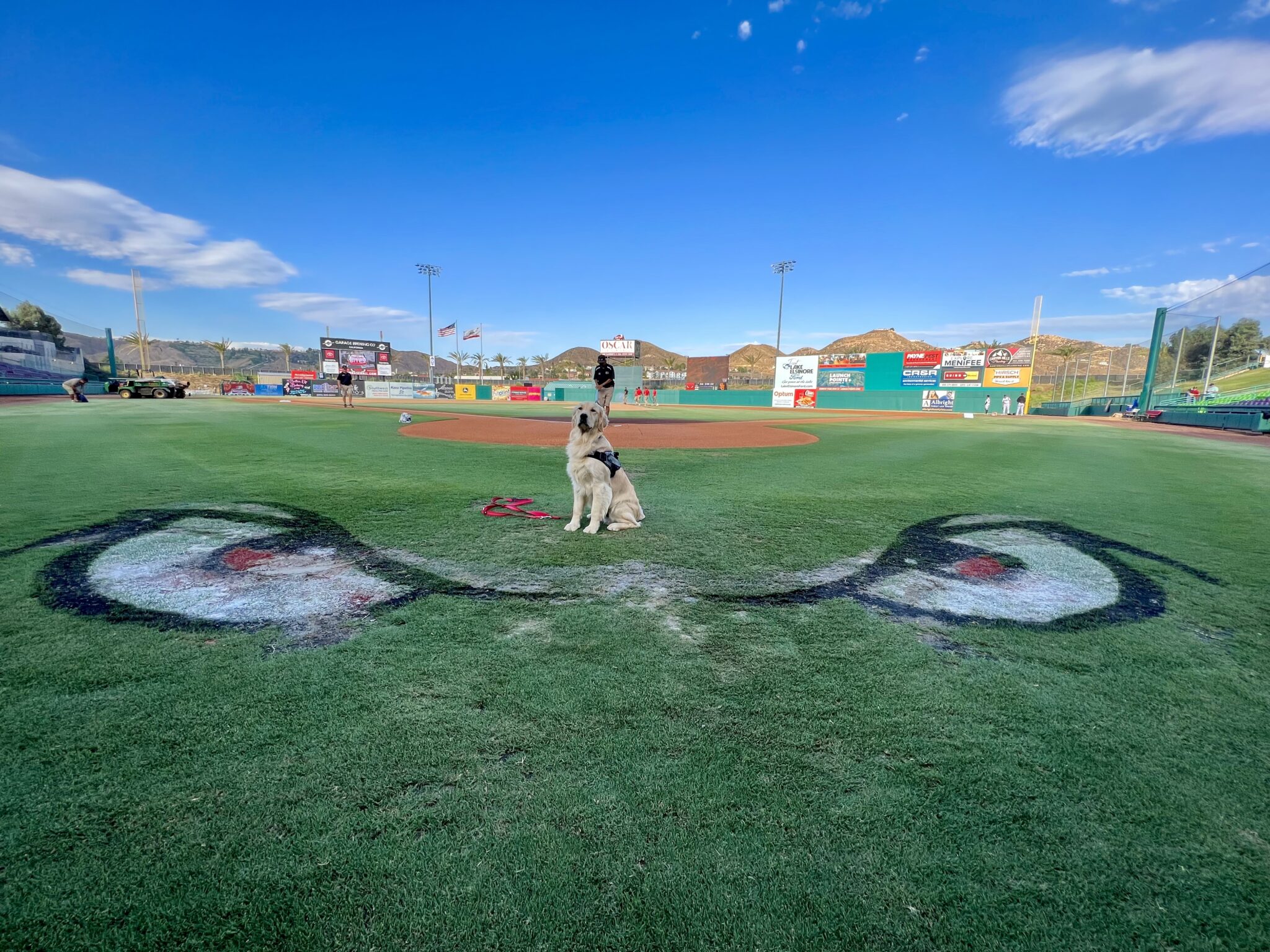 Lake Elsinore Storm First Pitch 2023 Canine Support Teams